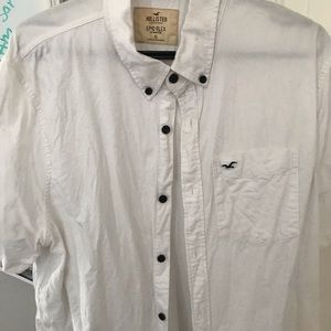 White Holister Button up